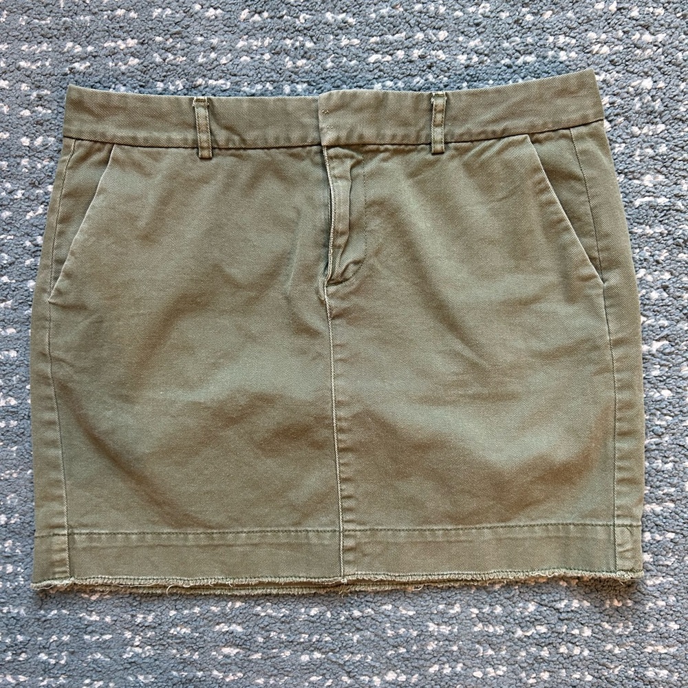 Khaki Green Skirt